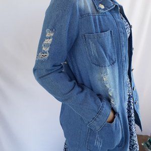 Jean Jacket with added design by DaySi Jackets